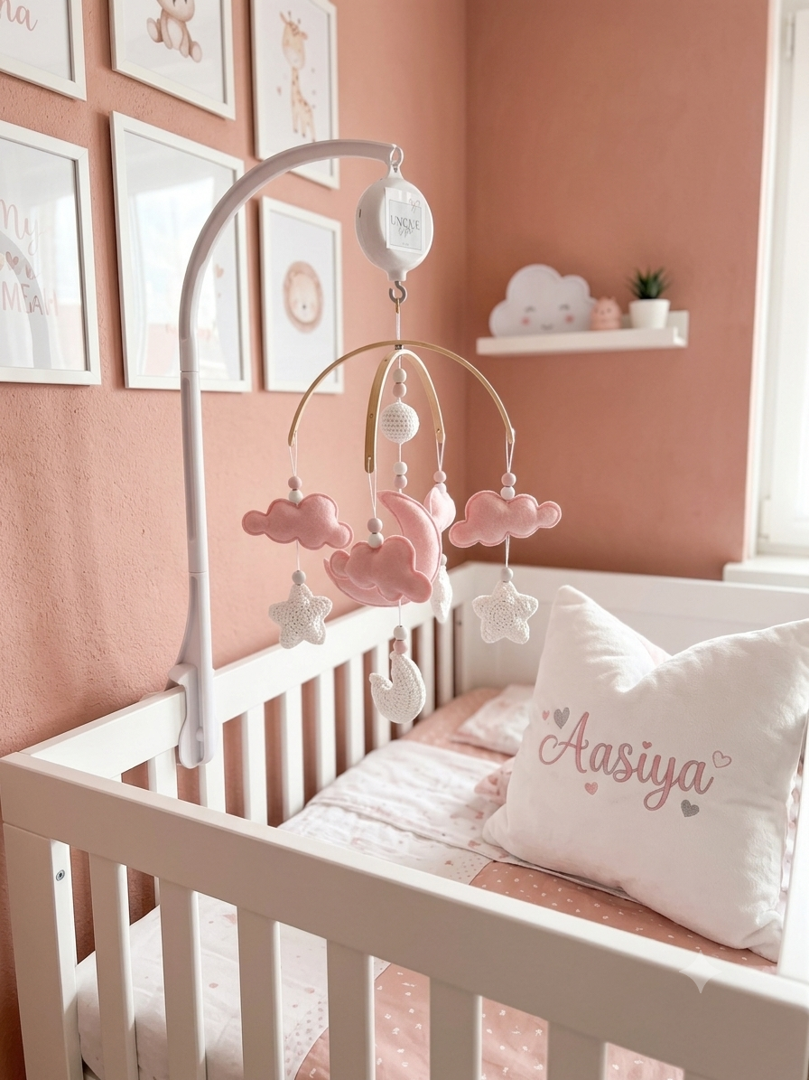 Baby Cadeau - Handgemaakte Baby Mobiel