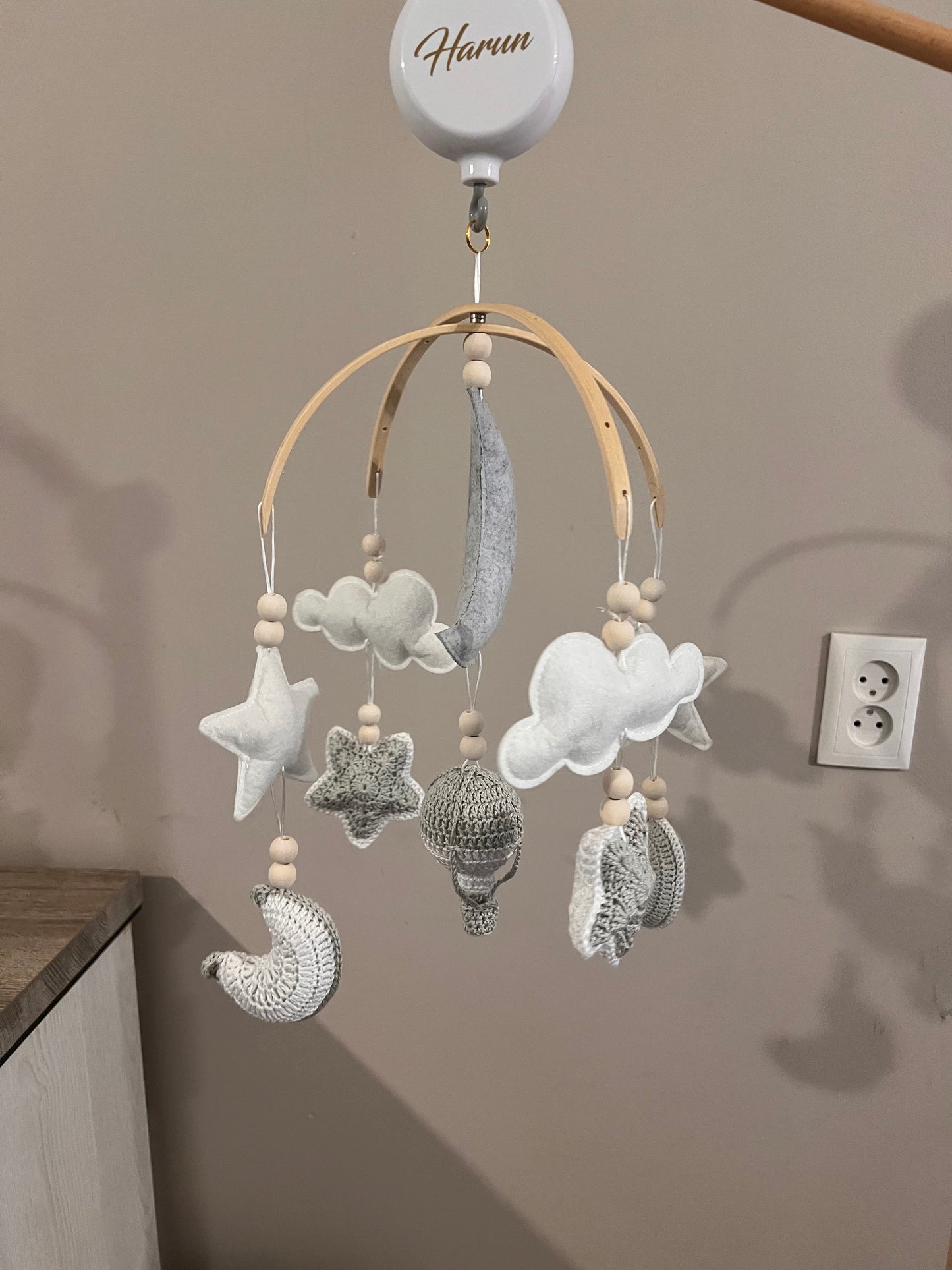 nieuwe model gehaakt grijs wit