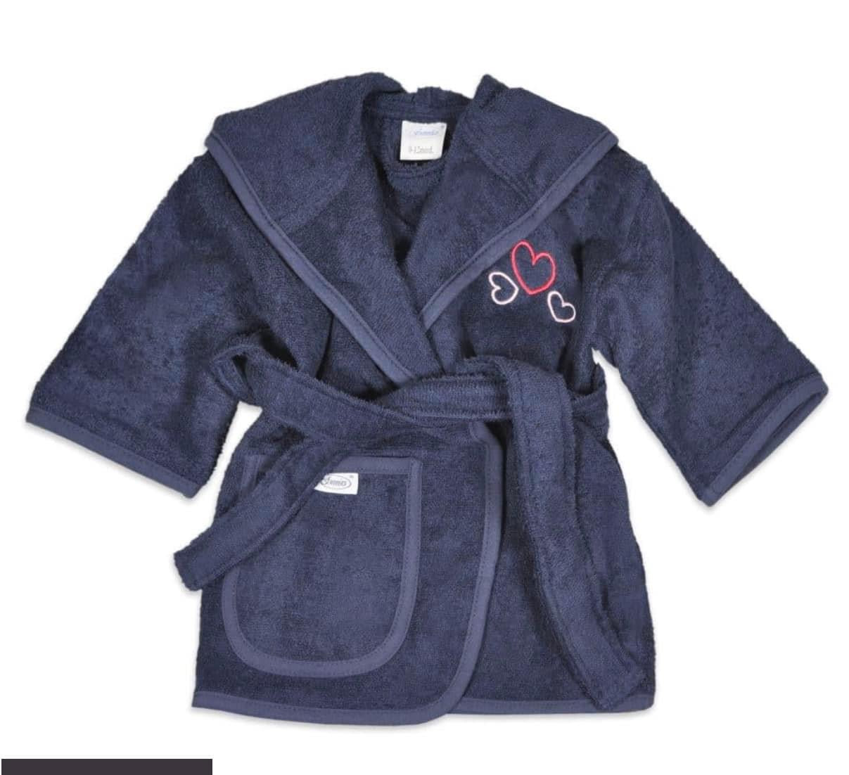 Gepersonaliseerde badjas 0-12 maanden met slabbetje cadeau