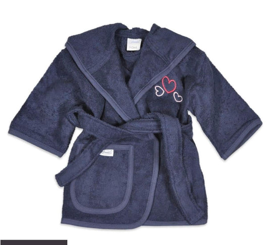 Gepersonaliseerde badjas 0-12 maanden met slabbetje cadeau