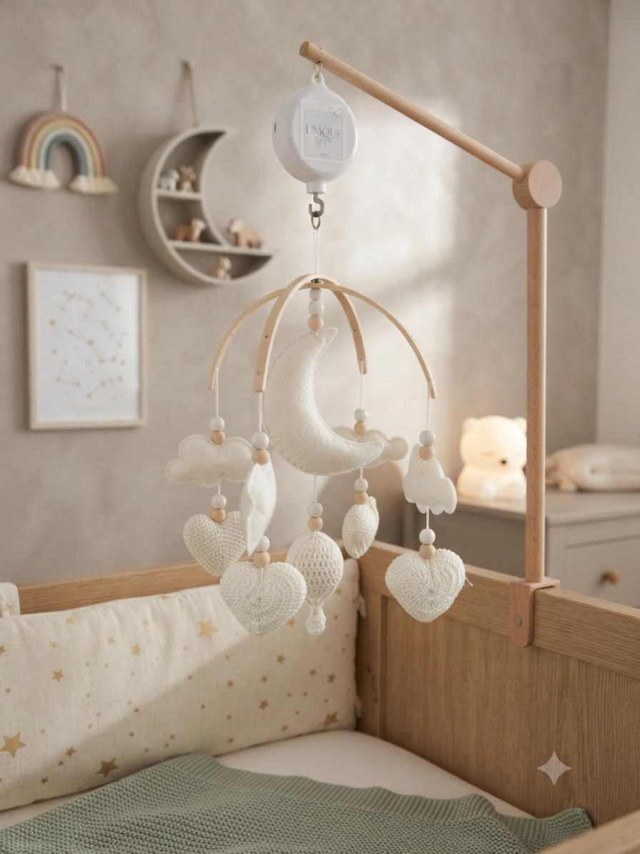 Baby Cadeau - Handgemaakte Baby Mobiel