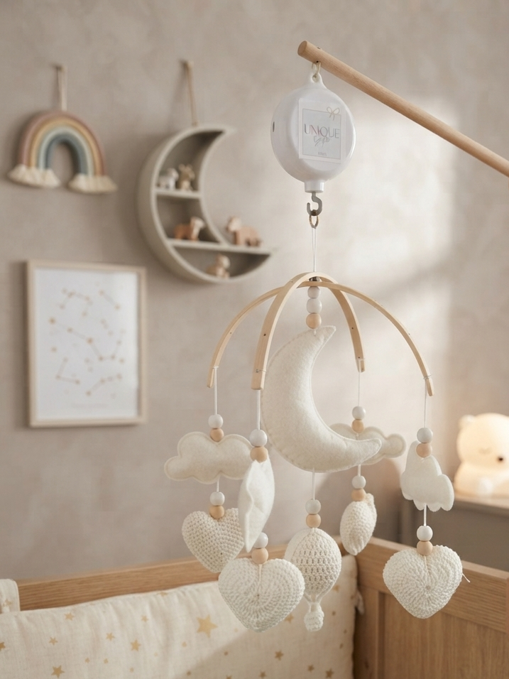 Baby Cadeau - Handgemaakte Baby Mobiel